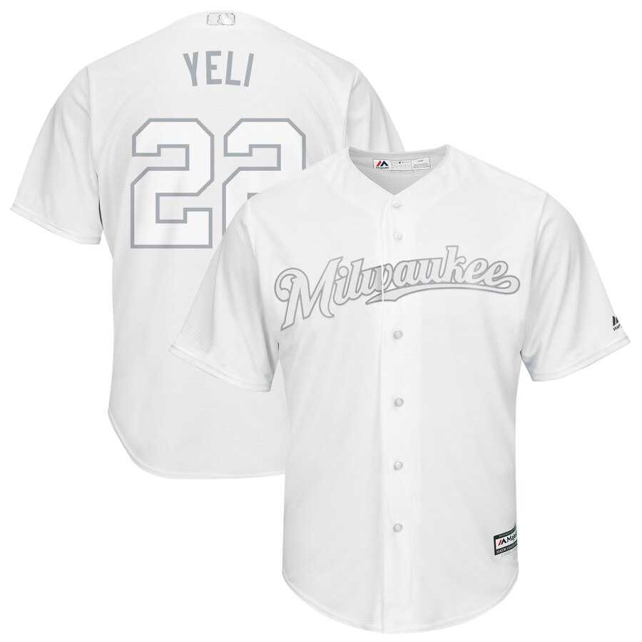 Brewers 22 Christian Yelich Yeli White 2019 Players' Weekend Player Jersey Dzhi,We sell and wholesale Brewers 22 Christian Yelich Yeli White 2019 Players' Weekend Player Jersey Dzhi on line form chian!